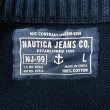 画像2: 00's NAUTICA JEANS ワイドボーダー柄 コットンニット (2)