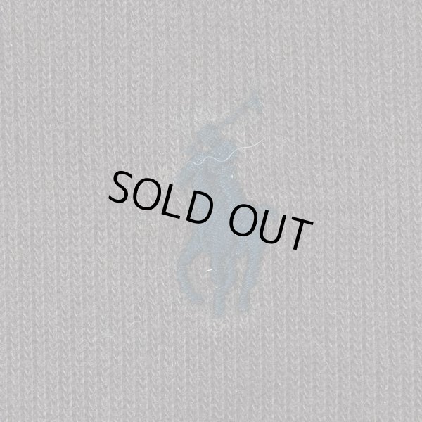 画像4: 90's Polo Ralph Lauren ハーフジップ コットンニット "BROWN" (4)