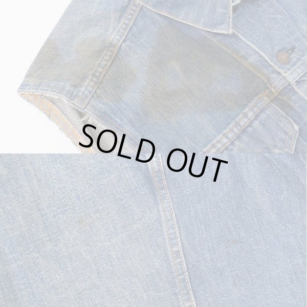 画像4: 60-70's Levi's 70505-0217 カットオフ デニムベスト "BIG E" (4)