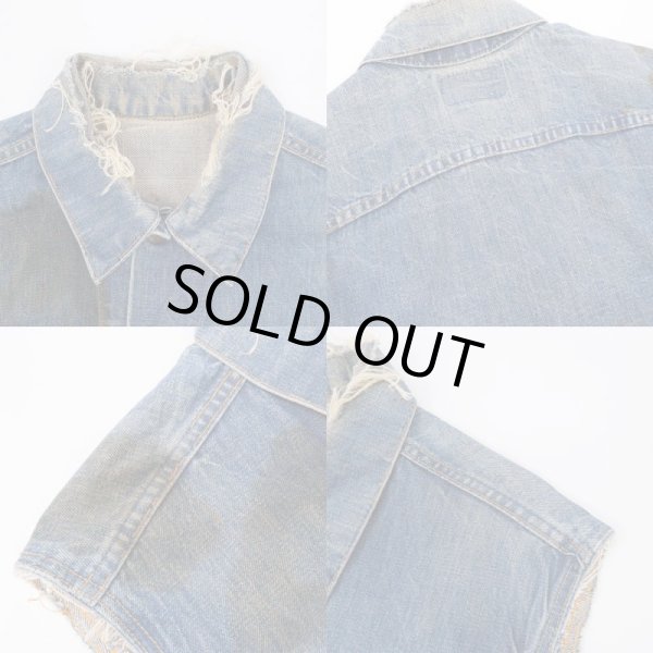 画像5: 60-70's Levi's 70505-0217 カットオフ デニムベスト "BIG E" (5)