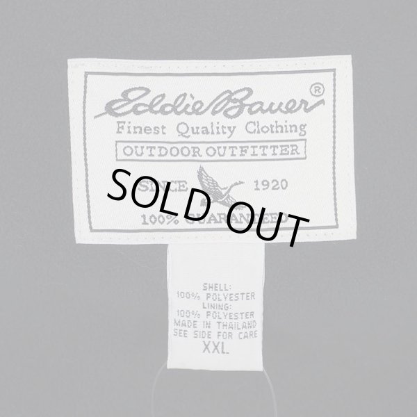 画像2: 00's Eddie Bauer フリースライナー フーディーベスト "BLACK" (2)