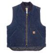 画像1: 00's Carhartt ダックベスト “NAVY / MADE IN USA” (1)