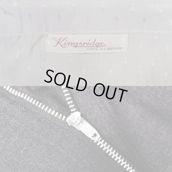 画像3: 60's Kingsridge ノータック ウールスラックス (3)