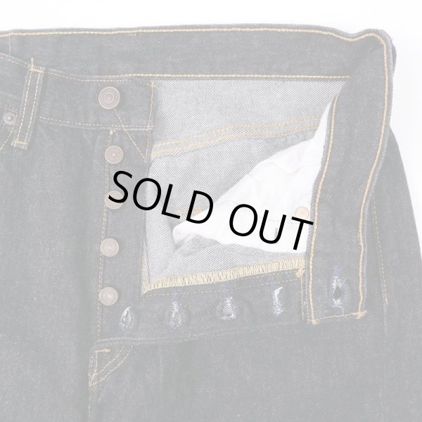 画像4: 00's Levi's 501 先染めブラックデニムパンツ (4)