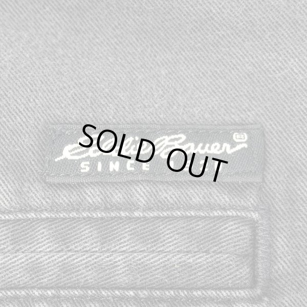 画像4: 00's Eddie Bauer 2タック チノトラウザー "FADE BLACK / W34 L30" (4)