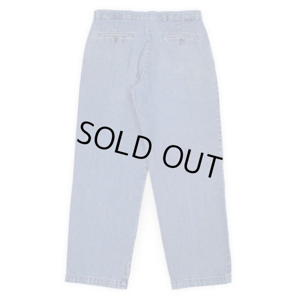画像2: Early 00's DOCKERS 2タック デニムトラウザー “W32 L30” (2)