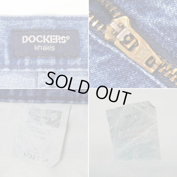 画像4: Early 00's DOCKERS 2タック デニムトラウザー “W32 L30” (4)