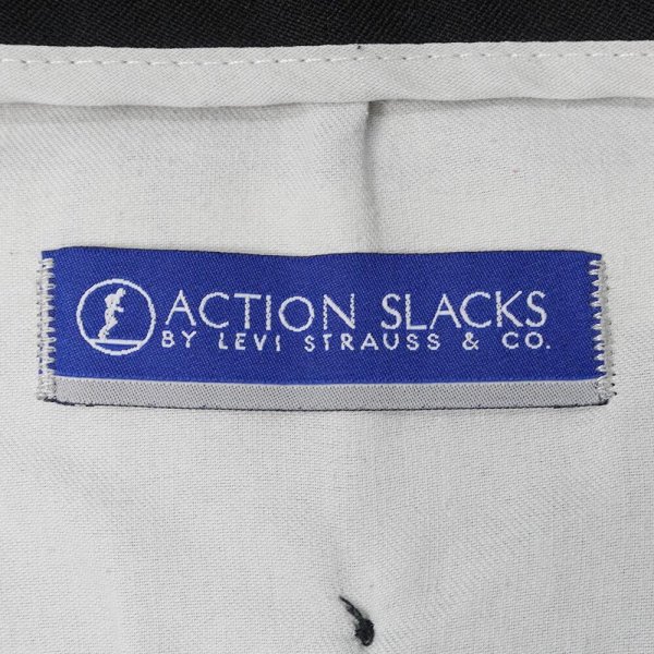 画像3: 00's Levi's アクションスラックス "BLACK / W38 L30" (3)