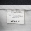 画像4: 00's Levi's アクションスラックス "BLACK / W38 L30" (4)