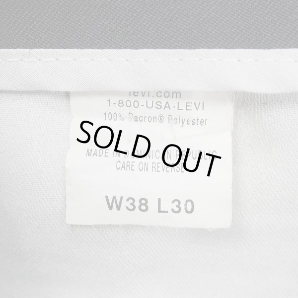 画像4: 00's Levi's アクションスラックス "BLACK / W38 L30" (4)