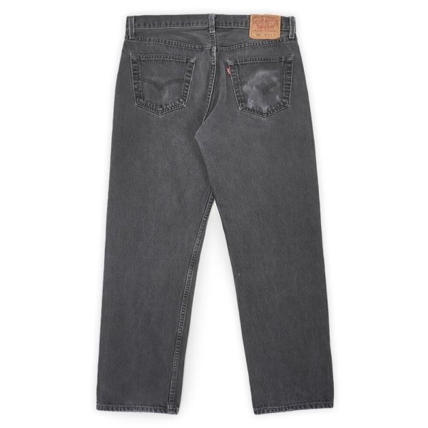 画像2: Early 00's Levi's 501 ブラックデニムパンツ "MADE IN USA / W36 L30" (2)