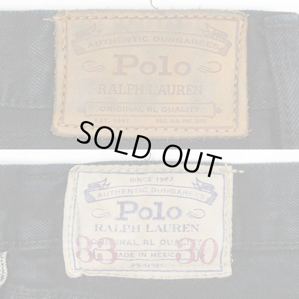画像3: 00's Polo Ralph Lauren ブラックデニムパンツ "W33 L30" (3)