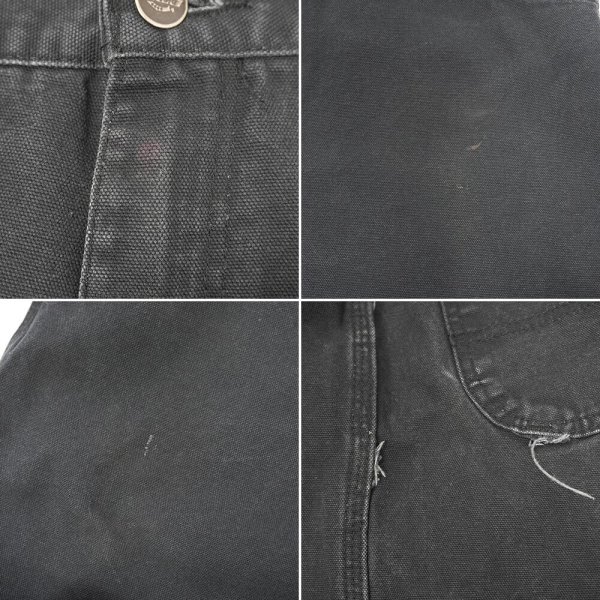 画像4: 00's Dickies ダックペインターパンツ "BLACK / W36 L32" (4)
