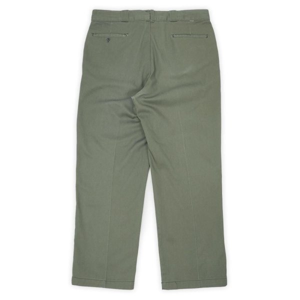 画像2: 80's Dickies 874 ワークパンツ "MADE IN USA / OLIVE / W38 L30" (2)