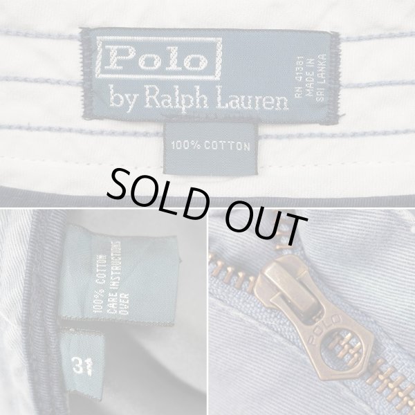 画像4: 00's Polo Ralph Lauren 6ポケット カーゴショーツ “Light Blue” (4)