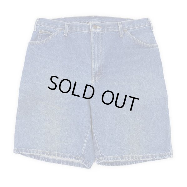 画像2: 00's Dickies デニムペインターショーツ (2)