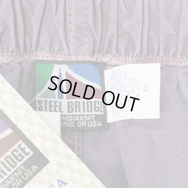 画像3: 90's STEEL BRIDGE カラーシャンブレー ショーツ "PURPLE / MADE IN USA / DEADSTOCK" (3)