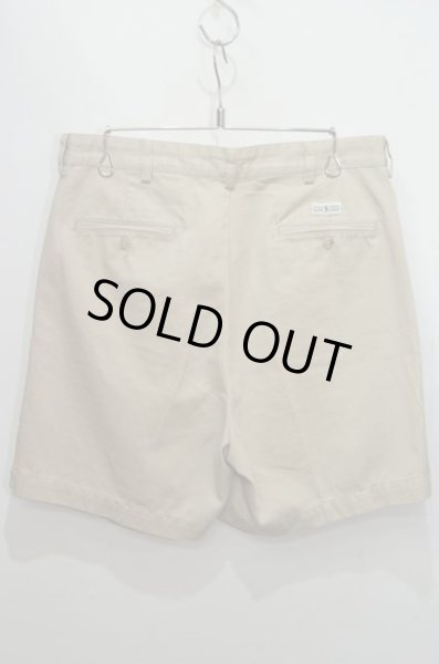 画像2: 90's POLO Ralph Lauren 2タック チノショーツ “DEADSTOCK / W34” (2)