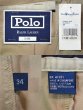 画像3: 90's POLO Ralph Lauren 2タック チノショーツ “DEADSTOCK / W34” (3)