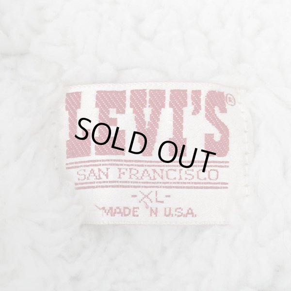 画像3: 80's Levi's デニムボアジャケット "ケミカルウォッシュ / MADE IN USA" (3)