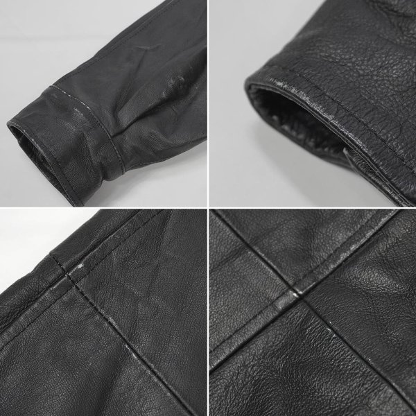 画像5: 00's ST JOHN'S BAY レザースポーツジャケット (5)