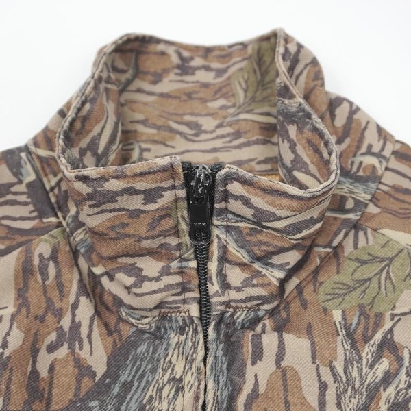 画像3: 90's Gander Mountain リアルツリーカモ柄 スタンドカラー ブルゾン (3)