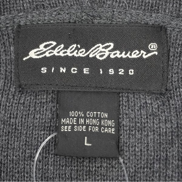 画像2: Early 00's Eddie Bauer コットンニット アノラック (2)