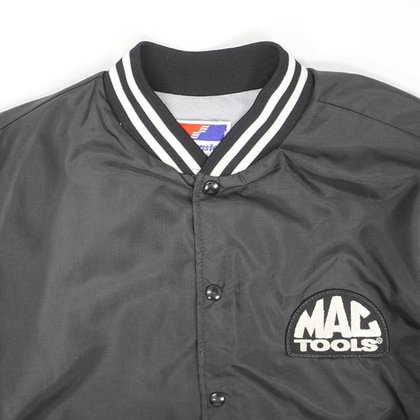 画像4: 90's MAC TOOLS ナイロンスタジャン "MADE IN USA / BLACK" (4)