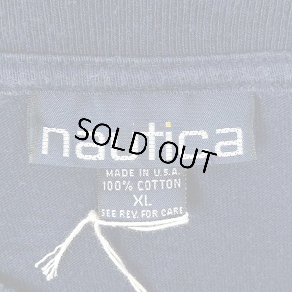 画像2: 90's NAUTICA ポケットTシャツ "COMPETITION LOGO / MADE IN USA" (2)