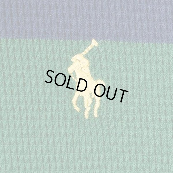 画像3: 00's Polo Ralph Lauren ボーダー柄 L/S サーマル "DEADSTOCK" (3)