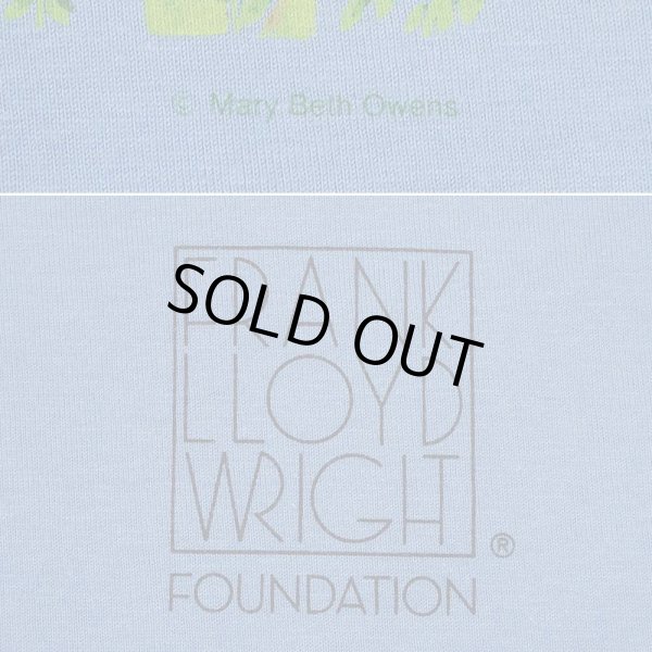 画像4: 00's LIBERTY GRAPHICS × Frank Lloyd Wright テストプリントTシャツ "DEADSTOCK" #24-22 (4)