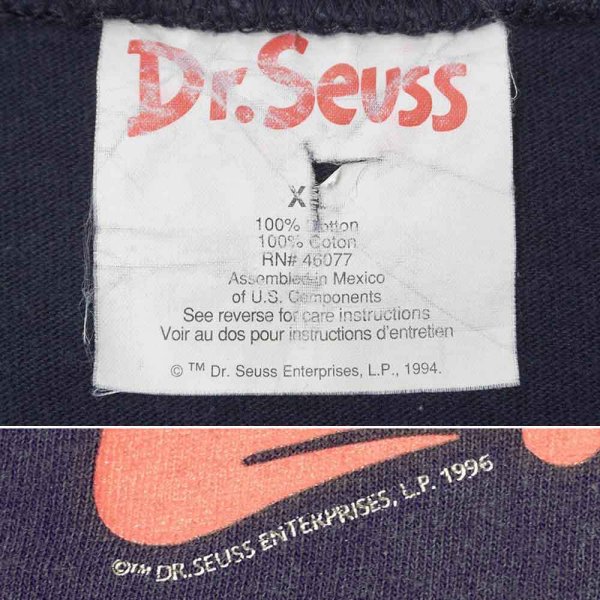画像3: 90's Dr.Seuss キャラクタープリントTシャツ (3)