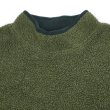 画像3: 90's L.L.Bean モックネック フリースカットソー "OLIVE" (3)