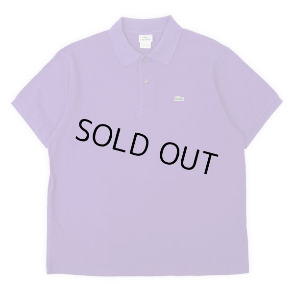 画像1: 90-00's LACOSTE ポロシャツ “DESIGNED IN FRANCE / PURPLE” (1)