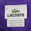 画像2: 90-00's LACOSTE ポロシャツ “DESIGNED IN FRANCE / PURPLE” (2)