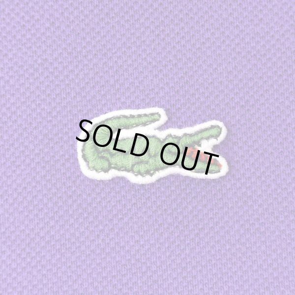 画像3: 90-00's LACOSTE ポロシャツ “DESIGNED IN FRANCE / PURPLE” (3)