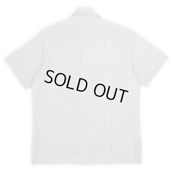 画像2: 90's HABAND ストライプ柄 キューバシャツ (2)