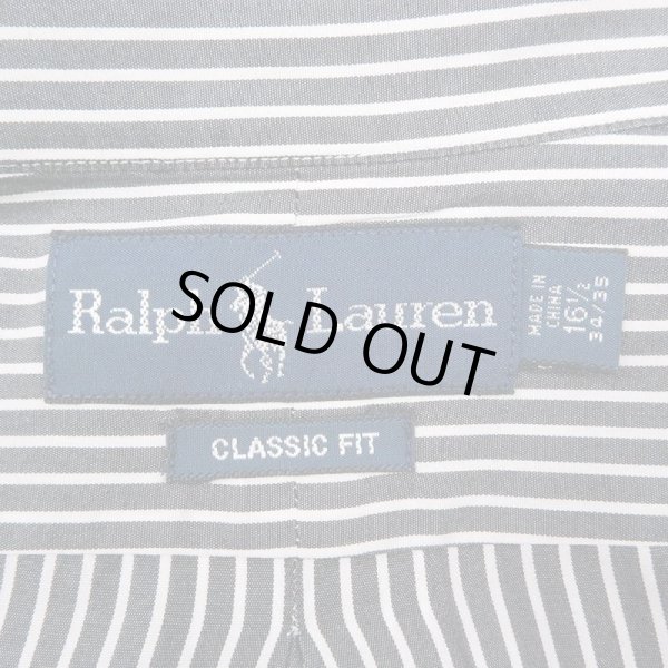 画像2: 90's Polo Ralph Lauren ストライプ柄 ボタンダウンシャツ “CLASSIC FIT” (2)