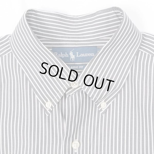 画像3: 90's Polo Ralph Lauren ストライプ柄 ボタンダウンシャツ “CLASSIC FIT” (3)