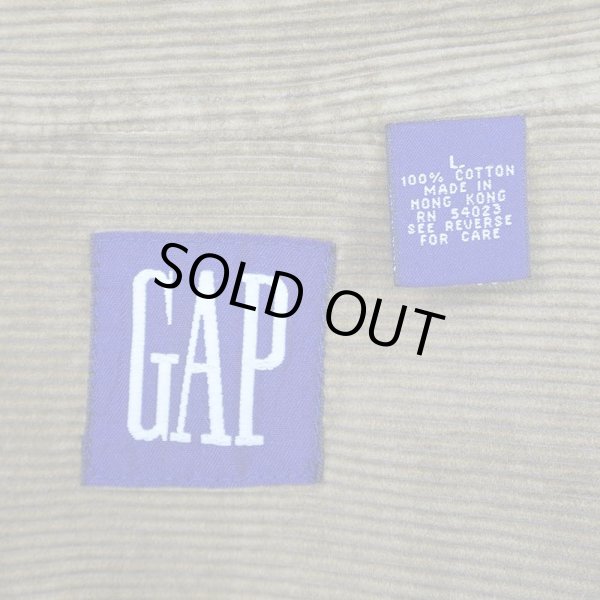 90-00's OLD GAP 太畝コーデュロイ ワークシャツ