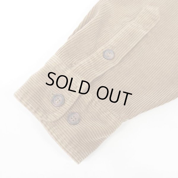 画像4: 90-00's OLD GAP 太畝コーデュロイ ワークシャツ (4)