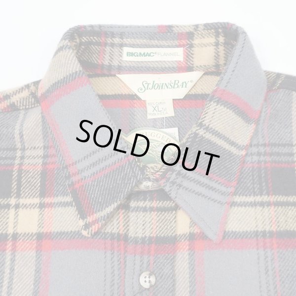 画像3: 90's ST. JOHN'S BAY ヘビーネルシャツ "BIG MAC FLANNEL / MADE IN USA / DEADSTOCK" (3)
