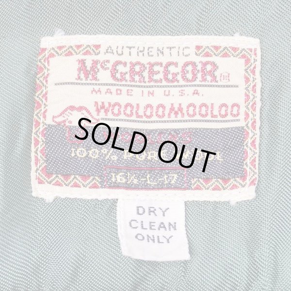 画像2: 50-60's McGREGOR オープンカラーウールシャツ "MADE IN USA" (2)