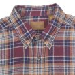 画像3: 90-00's ST JOHN'S BAY フランネル ボタンダウンシャツ "DEADSTOCK / Burgundy Plaid" (3)