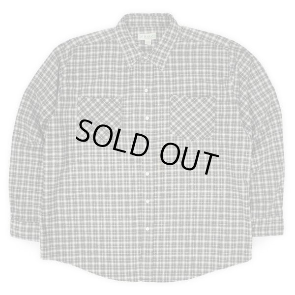 画像1: 90-00's HABAND プリントネルシャツ "Ombre Plaid" (1)