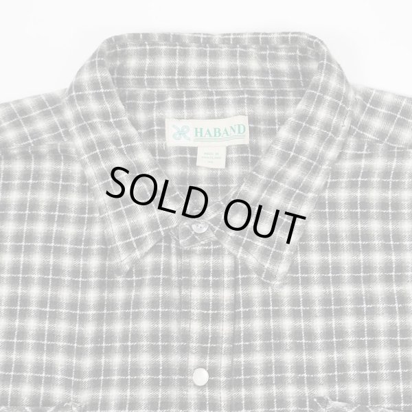 画像3: 90-00's HABAND プリントネルシャツ "Ombre Plaid" (3)