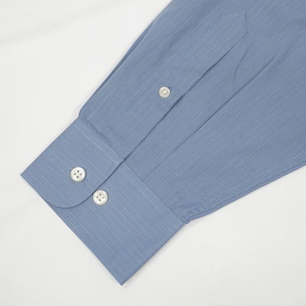 画像4: 00's DOCKERS ストライプ柄 レギュラーカラーシャツ "DEADSTOCK" (4)