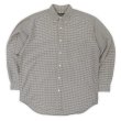 画像1: 00's Eddie Bauer ボタンダウンシャツ "Gray Plaid" (1)