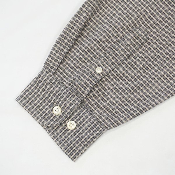 画像4: 00's Eddie Bauer ボタンダウンシャツ "Gray Plaid" (4)