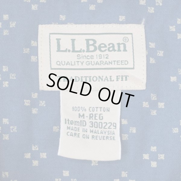 画像2: 00's L.L.Bean S/S 総柄 オープンカラーシャツ 【4】 (2)
